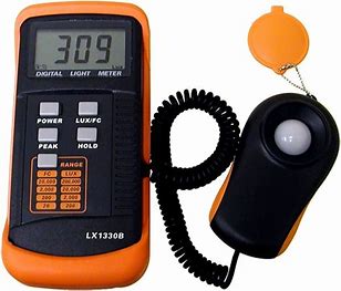lux meter for measuring light intensity